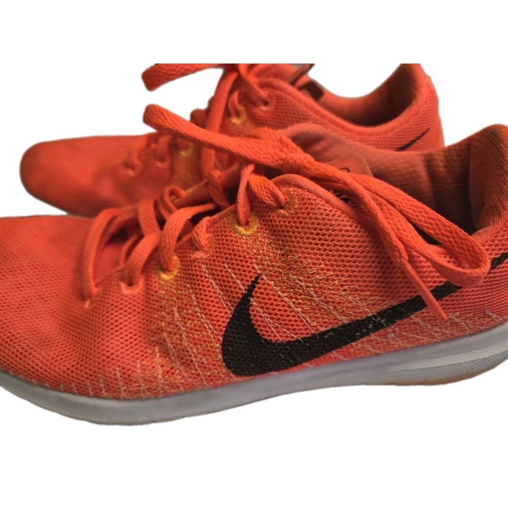 Women's Nike Flex Fury Neon Orange Lightweight Running Shoe Size 7 Athletic wear